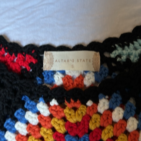 Altar’s state granny square crocheted tank top - Picture 2 of 3